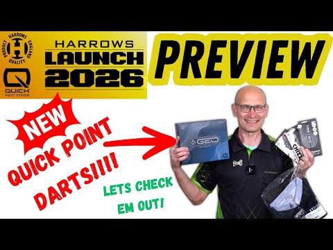 Harrows New Darts Launch Preview New Quick Point Darts A Swiss Point Rival?