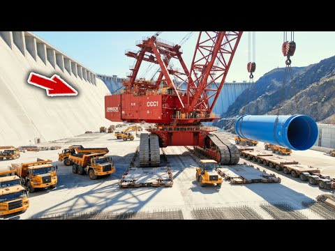 Cranes, Excavators, Rollers, Trucks – Building a Giant Hydropower Plant | Groundbreakers