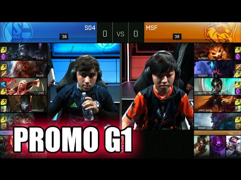 FC Schalke 04 vs Misfits | Game 1 S7 EU LCS Spring 2017 Promotion Tournament | S04 vs MSF G1 1080p
