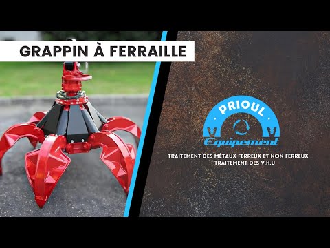 Grappin à ferraille hydraulique Euromec - PL01 pour pelle de 12 à 20 tonnes_1