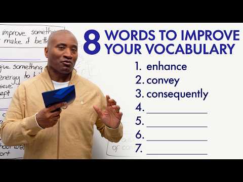 Improve Your Vocabulary: 8 Words for Intermediate English Learners