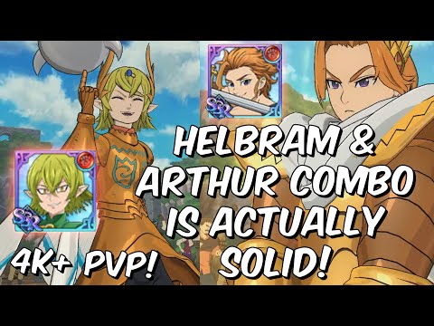Arthur & Helbram Combo is Actually Solid! - 4k+ Elite Challenger PVP Seven Deadly Sins: Grand Cross