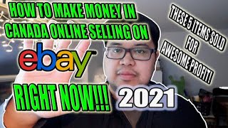 How To Make Money Online Selling on Ebay Canada with 5 Awesome Items that Sold on Ebay Canada FAST!