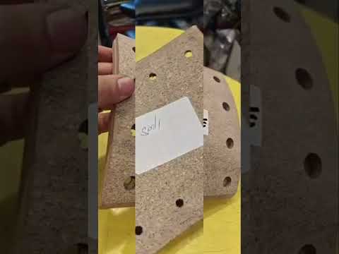N-Durac S Front Brake Lining for Tata 1613 / 1612 Trucks - SM-1, 10-Hole Fitment Set of 8 Nos