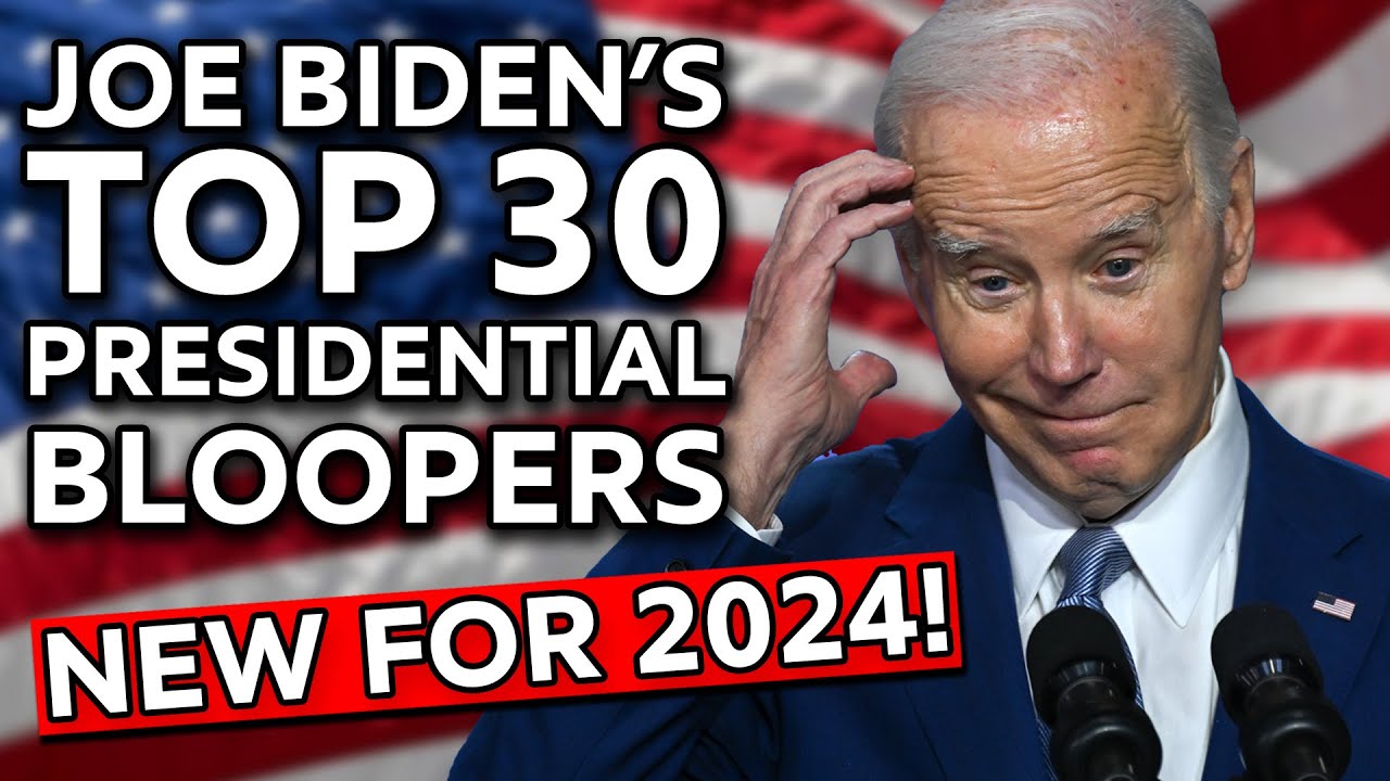 Joe Biden's Bloopers and Blunders: The TOP 30 COUNTDOWN (NEW FOR 2024) - Buckle Up, Buttercup!