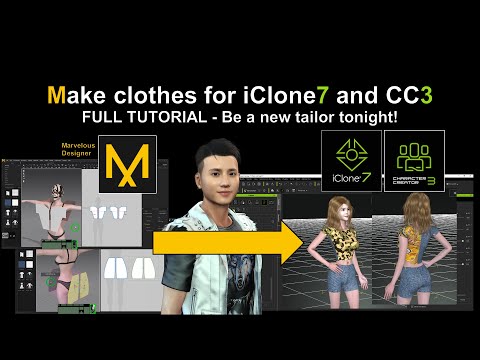 Marvelous designer to iClone and CC3