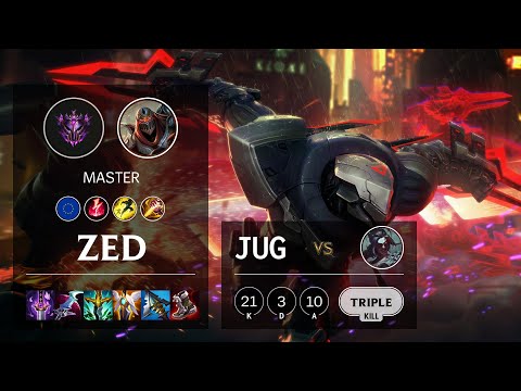 Zed Jungle vs Kayn - EUW Master Patch 11.21