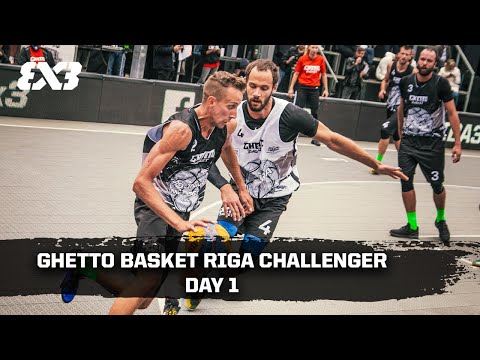 RE-LIVE - Ghetto Basket Riga Challenger 2021 | Day 1 | 3x3 Basketball
