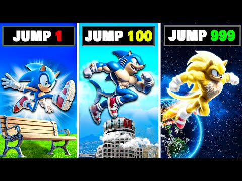 Sonic Changes Into A Different Animals with Every Jump in GTA 5