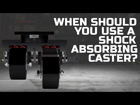 Shock Absorbing Casters | Why They’re Essential for Heavy Duty and Delicate Equipment