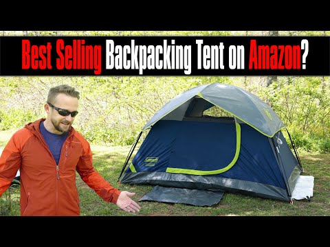 Coleman Camping Tent | 8 Person Montana Cabin Tent with Hinged Door video review thumbnail