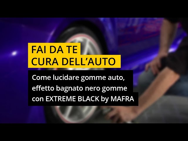 مافرا اكستريم بلاك ملمع كفرات