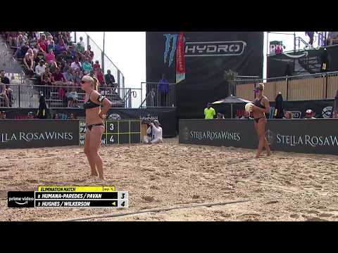 Brandie Wilkerson Shows Her Defensive Moves At The Net | AVP Gold Series, Championships 2019