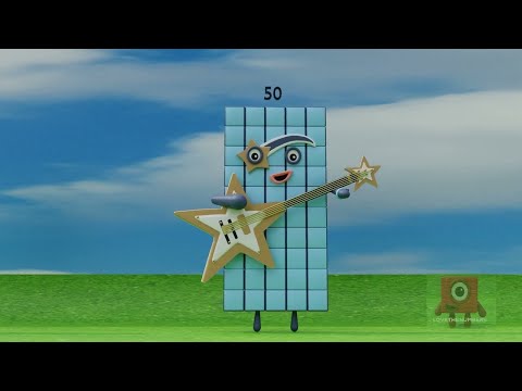 3D Numberblock Band 1 to 50