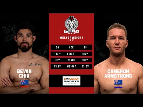 ETERNAL MMA 53 - CAMERON ARMSTRONG VS BEVAN CHIA - MMA FIGHT VIDEO