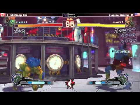 Canada Cup 2014 USF4 Top 8 Losers: CCG LapChi vs Filipino Champ