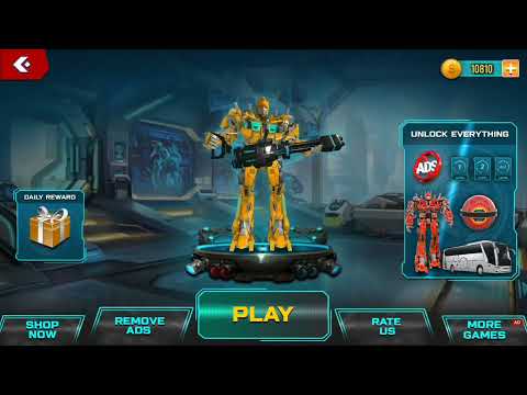 flying bus robot transformation 3D- Fireball robot transform