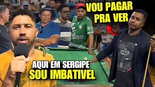 O MAYCON DE TEIXEIRA FOI ENFRENTAR O MELHOR JOGADOR DE SERGIPE...