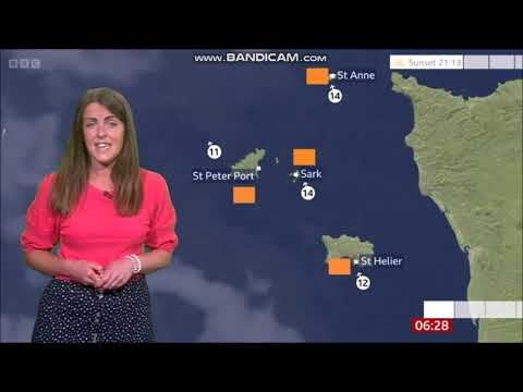 (HD) Alex Osbourne BBC ONE Spotlight weather July 10th 2023 - 60 fps