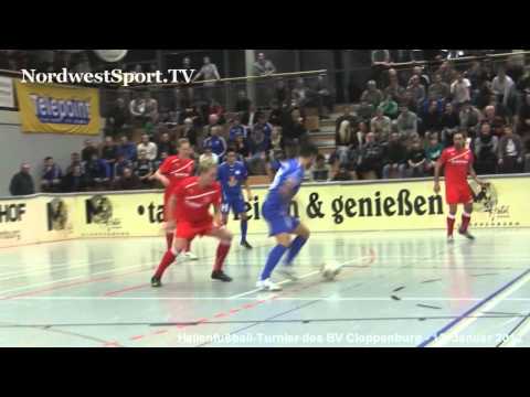 NORDWESTSPORT.TV: VfB Oldenburg - Sportfreunde Siegen 1:1 Hallenturnier BV Cloppenburg 2012