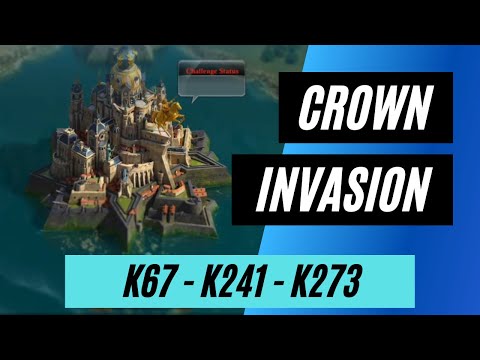 Guns of Glory - Crown Invasion - K67 vs K241 vs K273 - Quick Invade