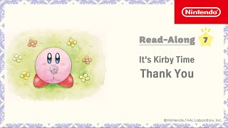 It's Kirby Time, Read-Along #7: Thank You Trailer
