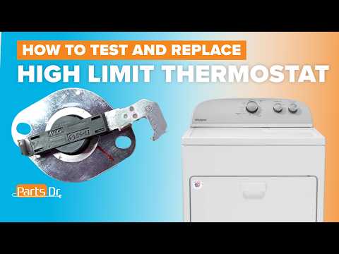 Dryer Not Heating or Overheating?! Replace High Limit Thermostat part # WP3977767 Whirlpool Maytag