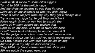 Lil Durk - 0 To 300 (Official Screen Lyrics) [The Game, Tyga Diss &amp; Chief Keef Diss]