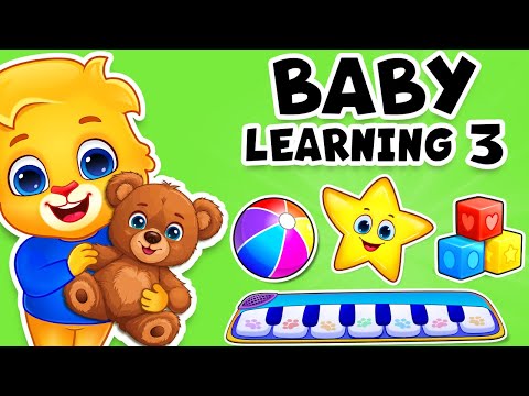 Baby Learning Videos 3: Learn To Talk, Learn First Words, Toddler Kids Songs, Colors & Dance