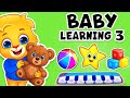 Baby Learning Videos 3 Learn To Talk Learn First Words Toddler Kids Songs Colors Dance