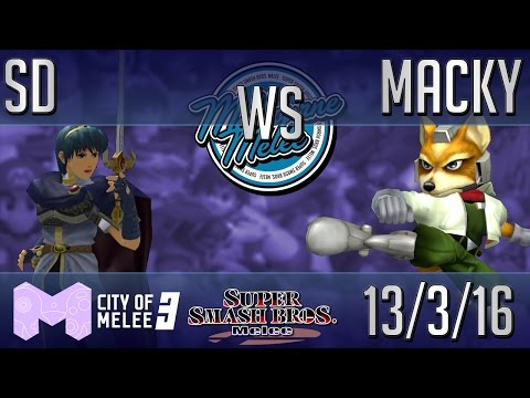 CoM3 - SSBM Singles Winners Semis - SD vs Macky