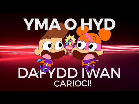 Yma o Hyd - Dafydd Iwan. Cyfres Carioci Seren a Sbarc! Welsh Language Karaoke Pop Songs!