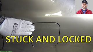 How to Open Stuck and Locked Gas Tank Cover. TOP 5 TIPS for 100% success
