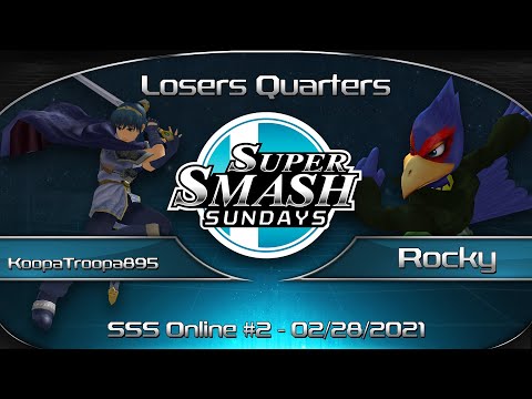 Super Smash Sundays Online #3 KoopaTroopa895 (Marth) vs. rocky (Falco) - SSBM Losers Quarters