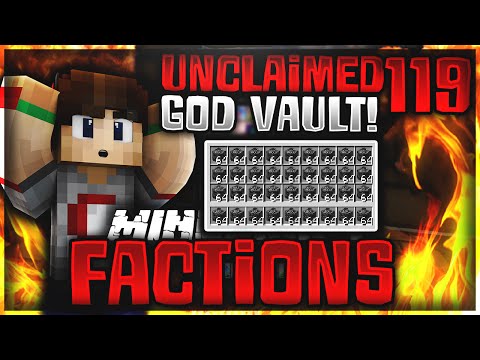 "UNCLAIMED GOD VAULT RAID!!!" - Minecraft Archon FACTIONS Server Let's Play - Ep.119 (FactionsCyanX)