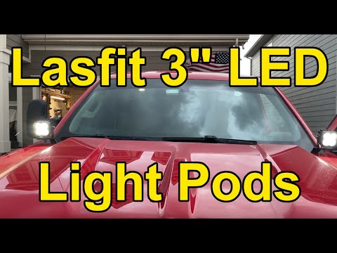 [HOW TO] Install Lasfit 3" LED Light Pods on a 2014-2018 Silverado / Sierra - Hood Mount Brackets