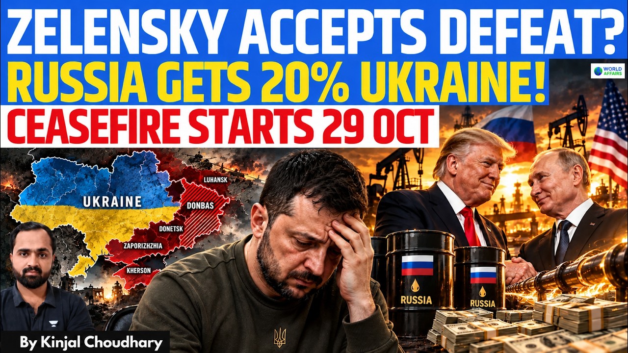 ZELENSKY ACCEPTS DEFEAT? Trump Dumps Ukraine for Putin | Melania Oleshky Ceasefire, India | Kinjal