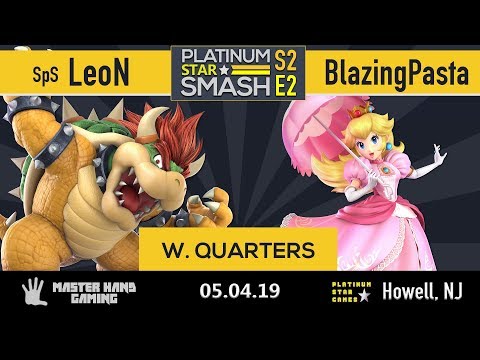 Platinum Star Smash S2:E2 - BlazingPasta (Peach) vs SpS | LeoN (Bowser) - W Quarterfinals