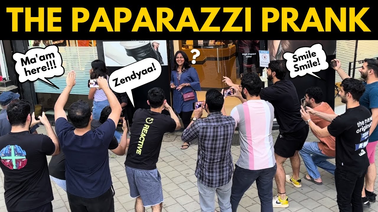 WE TURNED PAPARAZZI FOR RANDOM PEOPLE 😂 | BECAUSE WHY NOT