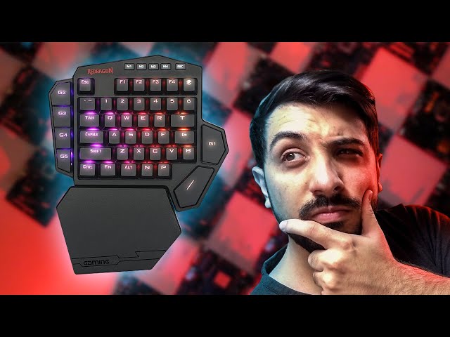 Vídeo relacionado con Redragon K585 DITI - Teclado mecánico inalámbrico de una Mano, 42 Teclas 2,4 GHz RGB 40% Interruptor de Juego con 7 Teclas Macro integradas, Soporte de muñeca extraíble, batería 3000 mAh, US Layout