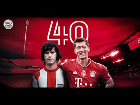 Robert Lewandowski NEW RECORD 41 GOALS !!!!!