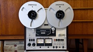 Video thumbnail for Pioneer RT-1050 2-Track Reel to Reel machine Review & Demo by Marten Electric