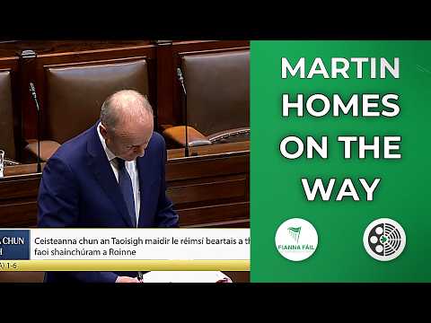 Micheál Martin: Record home completions and €28bn housing push