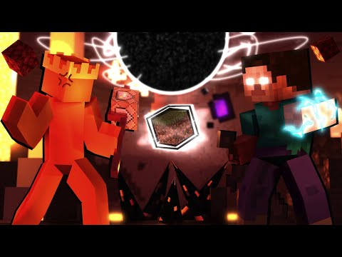 EPIC BATTLE: King Orange VS Herobrine in Minecraft Animation