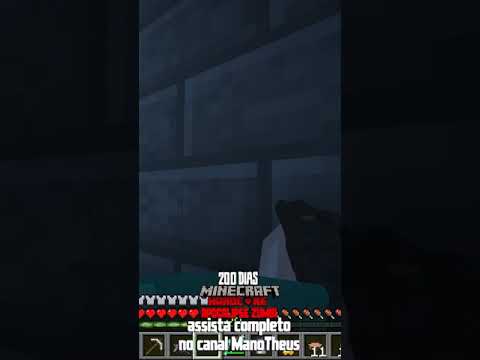 Sobrevivendo 300 dias apocalipse zumbi no Minecraft hardcore #minecrafthardcore #minecraft