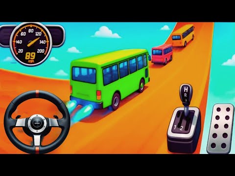 Crazy Bus Mega Ramp Impossible Racing - Bus Stunts Impossible Tracks - Android GamePlay