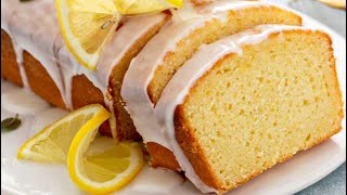 Best Lemon loaf cake recipe. Soft and delicious lemon cake