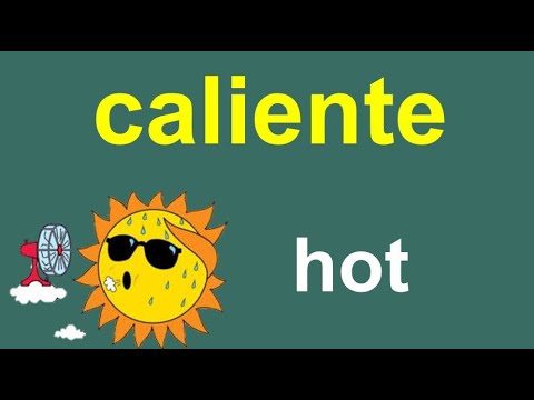100 Main Adjectives in Spanish with Images.