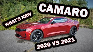 2020 Chevy CAMARO vs 2021 Chevy CAMARO - 4 BIG CHANGES - Here is what's new!