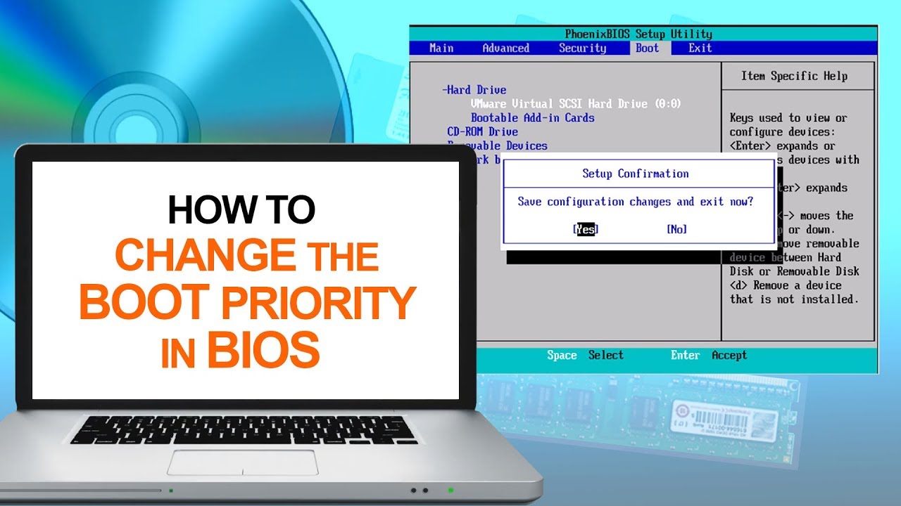 How to Change the Boot Priority in BIOS | Computer & Networking for Beginners | Computer Technology